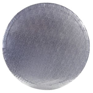 Silver 30cm Round Cake Board