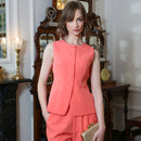Melody Waistcoat - Coral