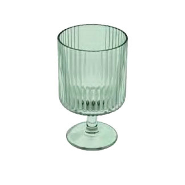 Mesa 14cm Stacking Wine Goblet - Green