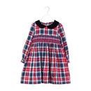 Mia Dress - Red/blue