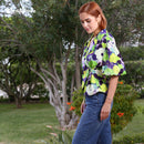 Morgan Wrap Top - Green