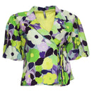 Morgan Wrap Top - Green