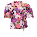Morgan Wrap Top - Pink