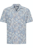 Collin All Over Print Shirt - Bambus/aop Blue