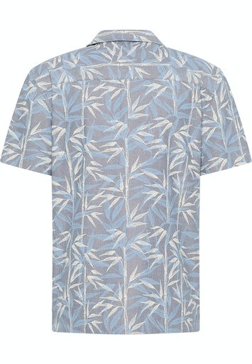 Collin All Over Print Shirt - Bambus/aop Blue