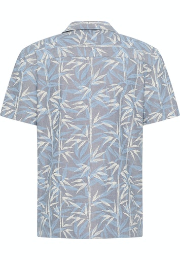 Collin All Over Print Shirt - Bambus/aop Blue