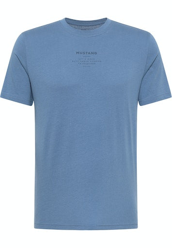 Alex C Print T-Shirt - Moonlight Blue