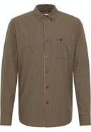 Clemens Gingham LongSleeve Shirt - Blue Otter Check