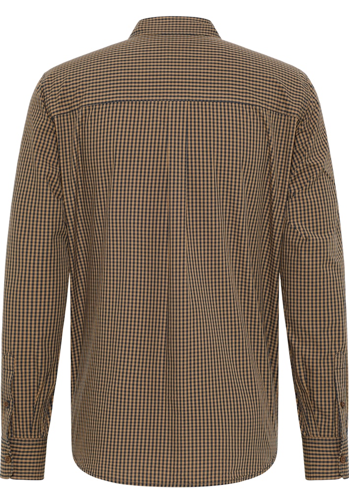 Clemens Gingham LongSleeve Shirt - Blue Otter Check