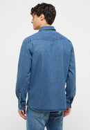 Duver Denim Shirt - Denim Blue