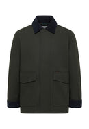 Philo Cord Collar Jacket - Peat