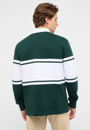 Portis Stripe Rugby Sweatshirt - Pine Grove