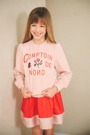 Kulet High Cuffs Sweater - Pale Blush