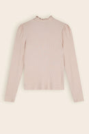 Koss Ribbed Jersey T-Shirt - Pearled Ivory