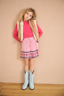 Koss Ribbed Jersey T-Shirt - Azalea Pink