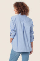 Future Classics Stripe Blouse - Blue Sky