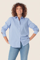 Future Classics Stripe Blouse - Blue Sky