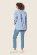 Future Classics Stripe Blouse - Blue Sky