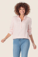 Future Classics Stripe Blouse - Pink Sorbet
