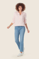 Future Classics Stripe Blouse - Pink Sorbet