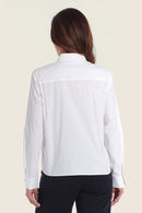 Spring Paradise Pleat Blouse - White