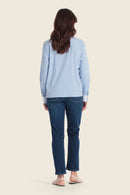 Spring Paradise Stripe Shirt - Blue Sky
