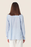 Coral Lagoon Blouse - Blue Cloud