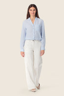 Coral Lagoon Blouse - Blue Cloud
