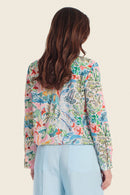Summer Vibes Print Blouse - Holiday Print