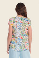 Summer Vibes Print Blouse - Holiday Print