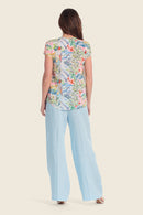 Summer Vibes Print Blouse - Holiday Print