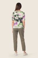 Spring Paradise Print T-Shirt - Green Jade