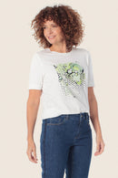 Spring Paradise Print T-Shirt - White & Off White