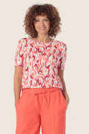 Coral Lagoon Printed T-Shirt - Pink Flamingo