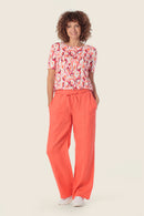 Coral Lagoon Printed T-Shirt - Pink Flamingo