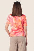 Coral Lagoon Printed T-Shirt - Burnt Orange