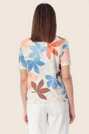 Coral Lagoon Printed T-Shirt - Beige Elm Tree