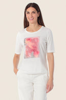 Coral Lagoon Printed T-Shirt - Off White