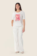 Coral Lagoon Printed T-Shirt - Off White