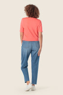 Coral Lagoon Printed T-Shirt - Orange Coral