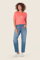 Coral Lagoon Printed T-Shirt - Orange Coral