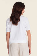 Summer Vibes Front Print T-Shirt - White