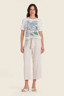 Summer Vibes Front Print T-Shirt - White
