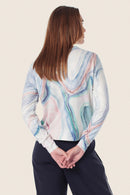 Spring Paradise Cardigan - Blue Porcelain