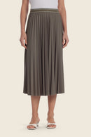 Spring Paradise Long Skirt - Green Khaki