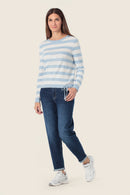 Future Classic Stripe Jumper - Blue Sky