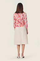 Coral Lagoon Print T-Shirt - Pink Flamingo
