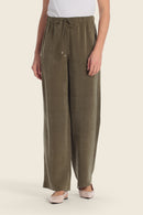 Tropical Flavours Wide Trousers - Green Jungle