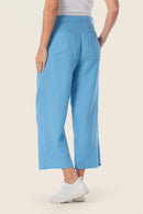 Coral Lagoon Linen Trouser - Blue Ocean