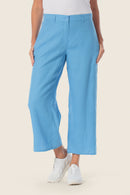 Coral Lagoon Linen Trouser - Blue Ocean
